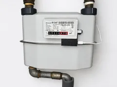 SmartGas Impulszähler Plus montiert am Gaszähler