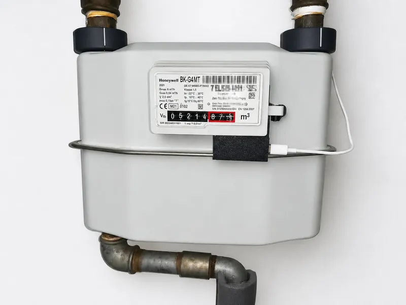 Honeywell BK-G4 Gaszähler mit montiertem SmartGas Impulszähler Plus (Variante BK)
